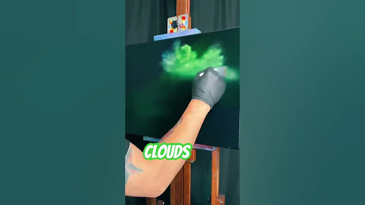 #HowToPaint #Clouds by #paintwithjosh #bobross #shortsfeed #shortsart #shortsviral #artshorts