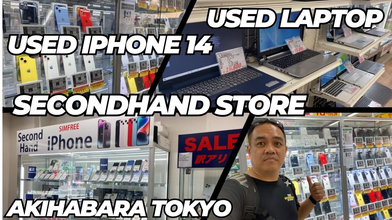 "Exploring the Top Secondhand Tech Shops in Tokyo!" I Used Iphone 14