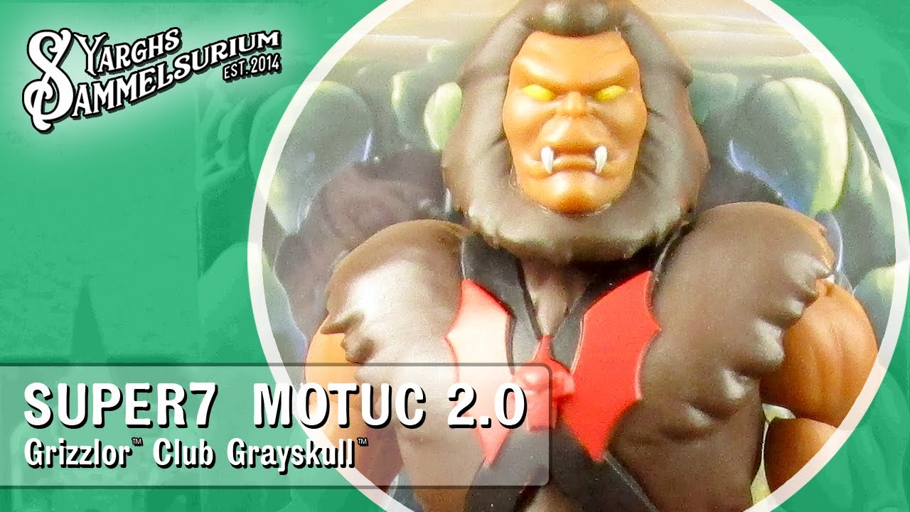 MOTUC Masters of the Universe Grizzlor 2.0 Filmation Super7 Club Grayskull New