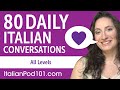 2 hours of daily italian conversations  italian practice for all learners