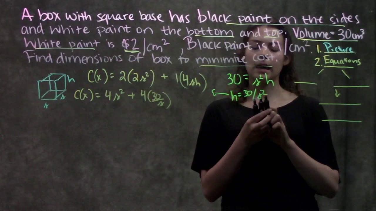 4.7 Applied Optimization Similar to #14 - YouTube