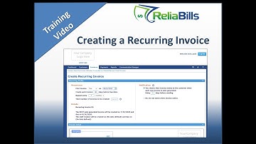 Training Video - New Recurring Invoice