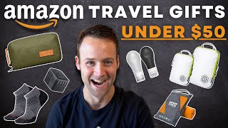Best Gifts for Travelers UNDER $50 (Amazon Travel Gear 2024)