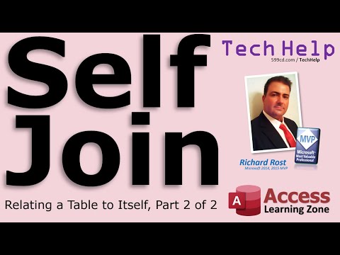 Microsoft Access Self Join: Relating a Table to Itself, Part 2 of 2