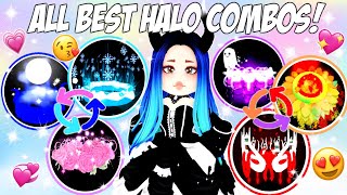 ALL BEST HALO COMBOS IN ROYALE HIGH I Roblox: Royale High