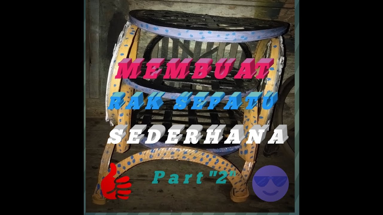  Cara  Membuat  Rak  Sepatu  Sederhana part 2 YouTube