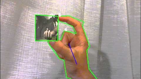 Hand gesture recognition using skin color model (OpenCV)