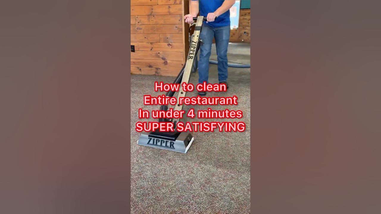 GREASY CARPET!! ZIPPER TIME! Watch us speed clean! YouTube