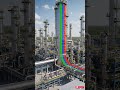 How does work proceed at a global gas plant?#shorts #facts#animation#science#industrial