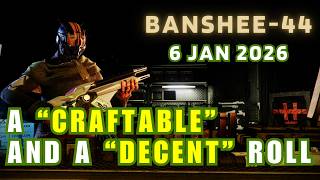 A CRAFTABLE and a DECENT roll BANSHEE-44 Destiny 2 Gunsmith Official Weapon Inventory [Destiny 2]
