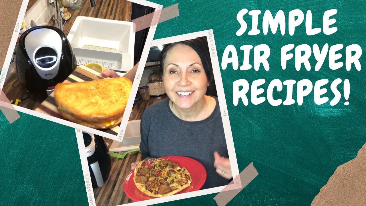 Air Fryer Grilled Cheeze & Flatbread Pizza!