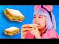 Lets make a sandwich  yummy yummy  more  kids funny songs