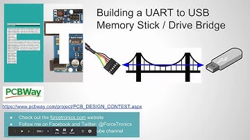 Building a UART to USB Memory Stick / Drive Bridge