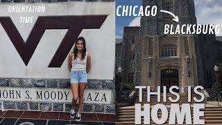 COLLEGE ORIENTATION vlog + tips | virginia tech