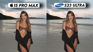 iPhone 15 Pro Max VS Samsung Galaxy S23 Ultra Camera Test Comparison | Big 2 Comparison