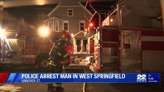 Suspect detained after igniting fire in West Springfield