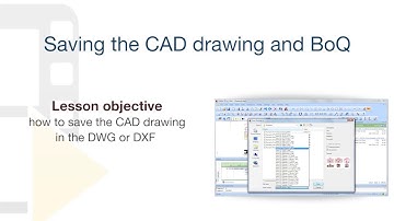 PriMus TAKEOFF Tutorial - Save drawing and Bill of Quantities - ACCA software