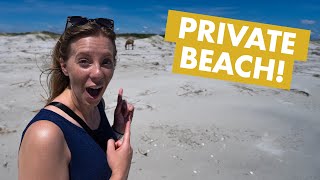 THIS IS GEORGIA?! | Wild Horses, Castle Ruins, And Private Beaches