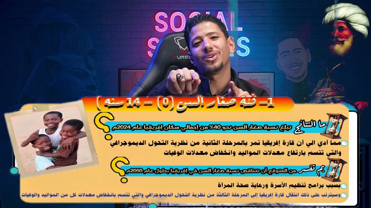 خصائص سكان قارة افريقيا | اولى اعدادى