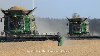 John Deere - Fendt / Getreideernte - Grain Harvest 2020 pt1