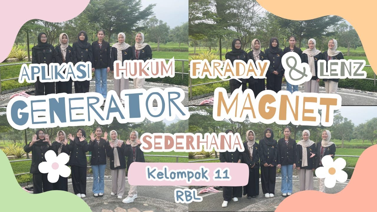 APLIKASI HUKUM FARADAY DAN LENZ PADA GENERATOR MAGNET SEDERHANA || RBL ...