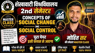 concept of social change and social control ba 2nd semester 