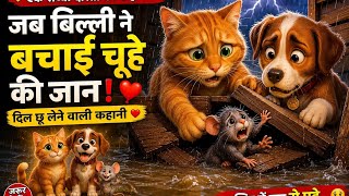 Cat, Dog Mouses Unbreakable Friendship Emotional 3D Animated Story Touching Moral Story