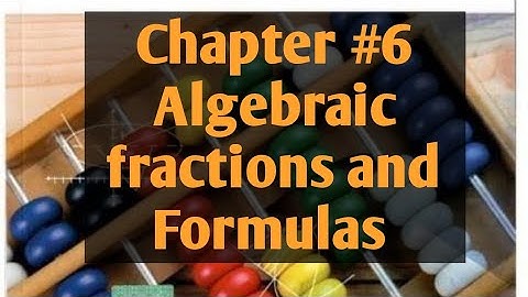 Ex 6A ||Q#5(i_n)||D2 math||NSM 2||Algebraic fractions and Formulas || Chapter #6||O level math.