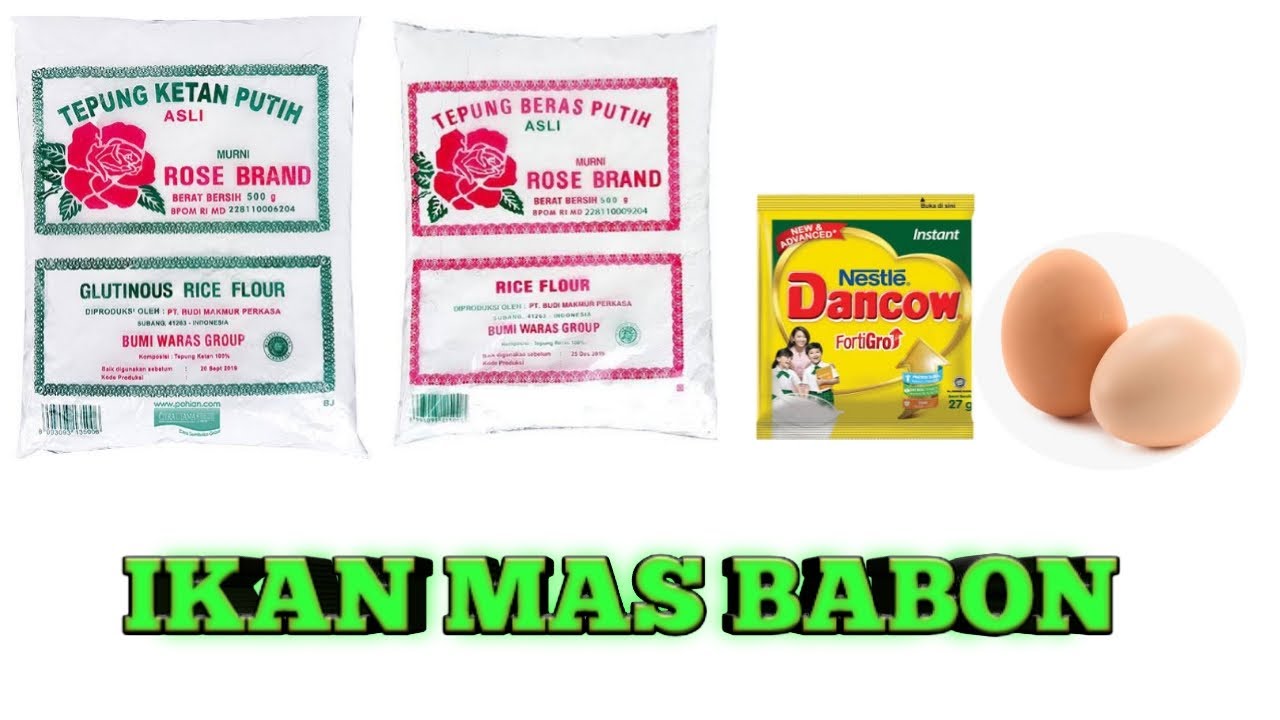UMPAN IKAN MAS BABON ROSE BRAND