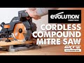 Cordless Compound Mitre Saw R185CMS-Li | Any Material. Anywhere.