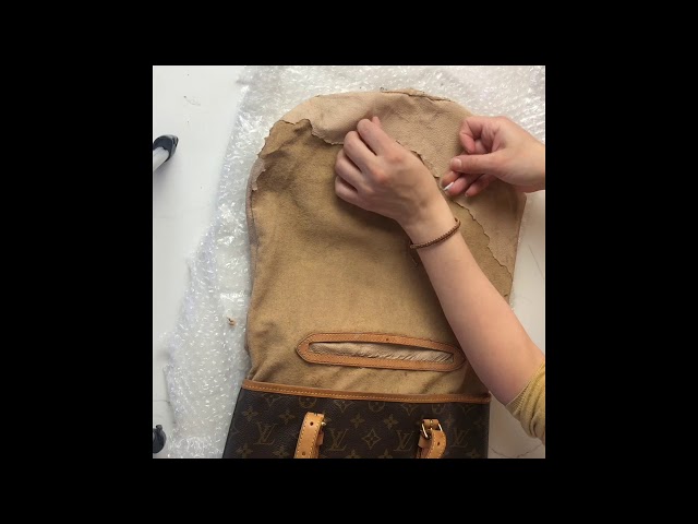 How to remove inner lining from Louis Vuitton bag