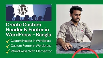Create Custom Header & Footer in WordPress With Elementor - OceanWP Theme Header & Footer in Bangla