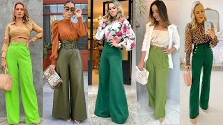 FABULOSOS LOOKS CON PANTALON VERDE Y SUS DISTINTAS TONALIDADES//COMO COMBINAR TU PANTALON VERDE!!