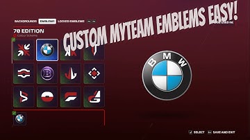 F1 2020 Easy Custom MyTeam emblem tutorial