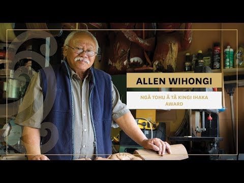 Allen Wihongi - Te Waka Toi Awards 2019