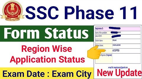 SSC Selection Post Phase 11 Admit Card 2023 Application Status| Exam Date Exam City Check Link Out