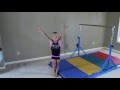 Brynns level 2 gymnastics bar routine