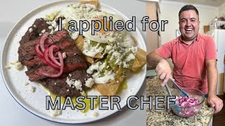 I Auditioned for MASTER CHEF!! I Didn't get on :( Made CHILAQUILES VERDES as part of my casting!!