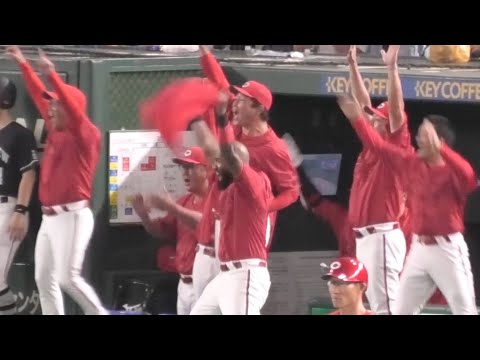 9回、菊池涼介が値千金待望のタイムリー！逆転の瞬間のカープベンチ！広島東洋カープvs読売ジャイアンツ 2025年7月6日