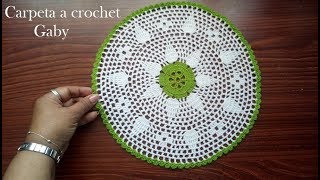 Carpeta a crochet o ganchillo Gaby muy fácil #carpetas #crochet #normaysustejidos