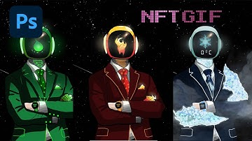 How to Create NFT GIF with Photoshop. #shorts
