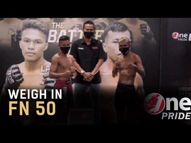 Atomweight: Aminudin vs Salmri Pattisamallo | Weigh In One Pride MMA FN 50 class=