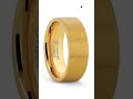 Dive into our collection of gold tungsten rings. Link in the bio!