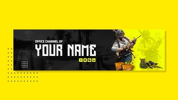 How to Make pubg YouTube Banner on Android || PUBG Lite Gaming Channel Art