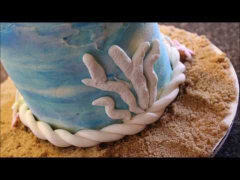 Beach Cake: Stacking, filling & decorating