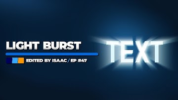 How To Make A Light Burst Text In Photoshop In 1 Minute (2025)