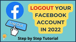 How to logout Facebook on laptop | How to logout your Facebook account for pc/laptop (2022)