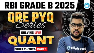 Rbi Grade B Pyq Analysis Quant 2024 Shift 1 Part 1 Rbi Grade B Exam ...