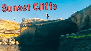 CLIFF JUMPING at SUNSET CLIFFS in SAN DIEGO CALIFORNIA