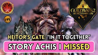 IN IT TOGETHER (Heitors Gate) | Achievements I Missed in Through The Veil | SotO | Guild Wars 2
Heitors Gate Story Step - mini-guide for the In It Together achievement.
══════════════════════════════
Aloo! My name is Luaren. Mediocre streamer!
I edit vods for funsies. Memes/shitpost and/or guides I wish were available for me earlier in my game exp uwu
You can find me:-
https://www.twitch.tv/Luaren
https://twitter.com/Luwuaren
https://killproof.me/proof/Lua
══════════════════════════════
#GuildWars2 #GW2 #GuildWars #uwu IN IT TOGETHER (Heitors Gate) | Achievements I Missed in Through The Veil | SotO | Guild Wars 2